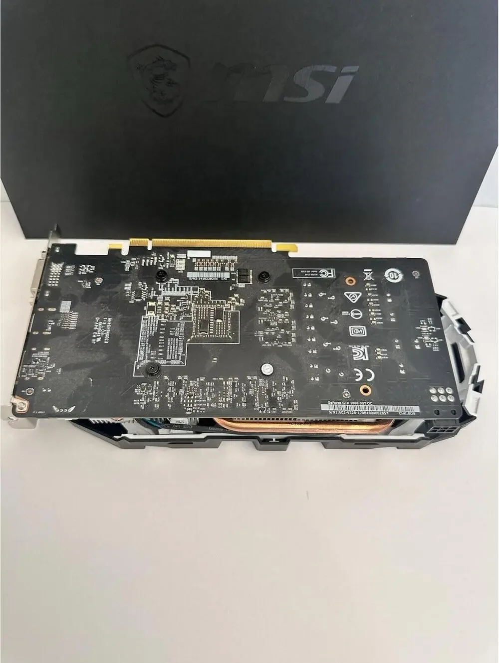 MSI GeForce GTX 1060 3GT OC 3GB GDDR5 Graphics Card
